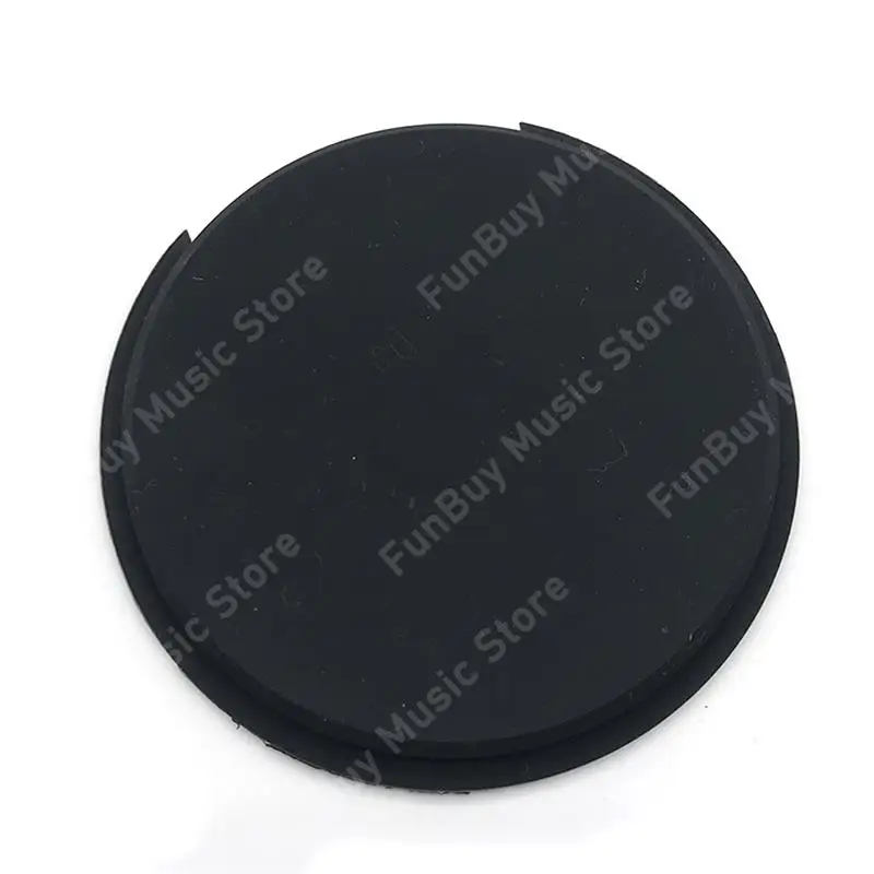 1pcs Guitar Sound Hole Cover Holder Block Silencer Silicone Soundhole for Classical Guitar Acoustic Folk Guitar Black 86/100MM