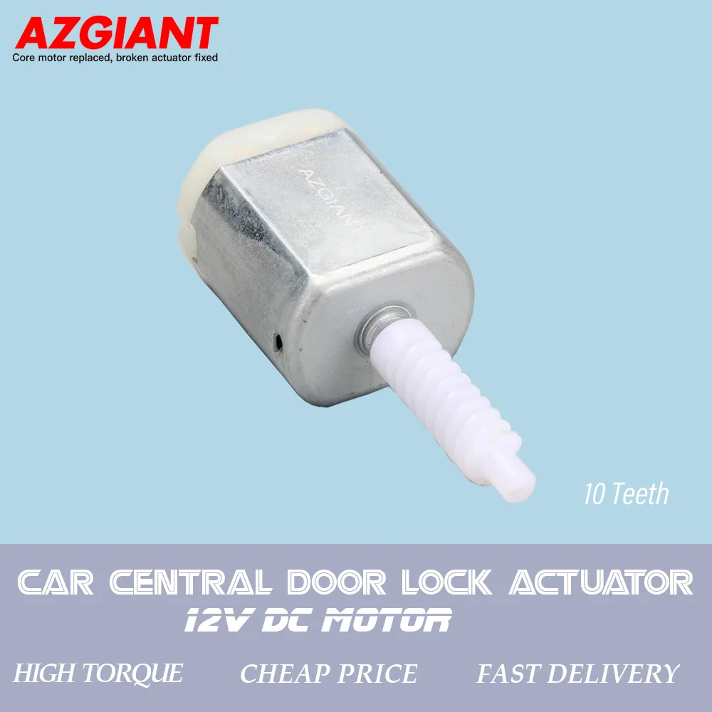 

AZGIANT 10 teeth For 2004-2008 Acura TSX FC-280SC-20150 Car Power Central Lock Actuator 12V DC Motor Repair Kit 72152-SEA-G01