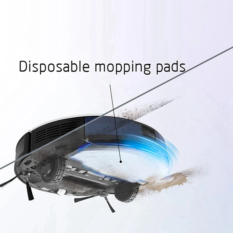 50 pz aspirapolvere usa e getta Mop pad panni accessori per Ecovacs Deebot Ozmo T8 T9
