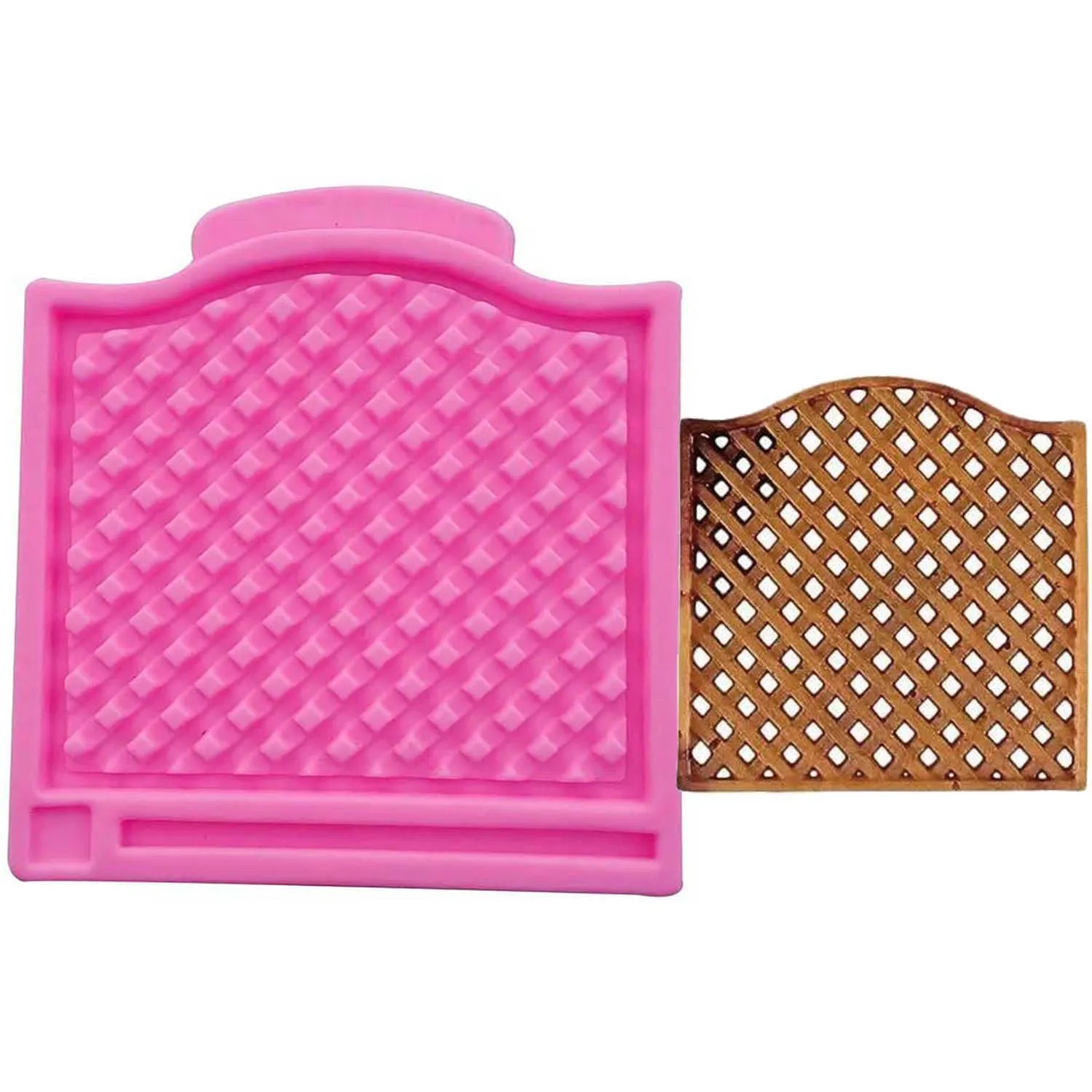 Square Mat Fondant Wall tile Molds Lace Silicone Candy Cake Border Decoration Chocolate Zebra Mold