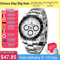 PAGANI DESIGN New 2024 Quartz Men's Watches Business Watch Mens Watches Top Brand Luxury Watch Men Chronograph VK63 Waterproof