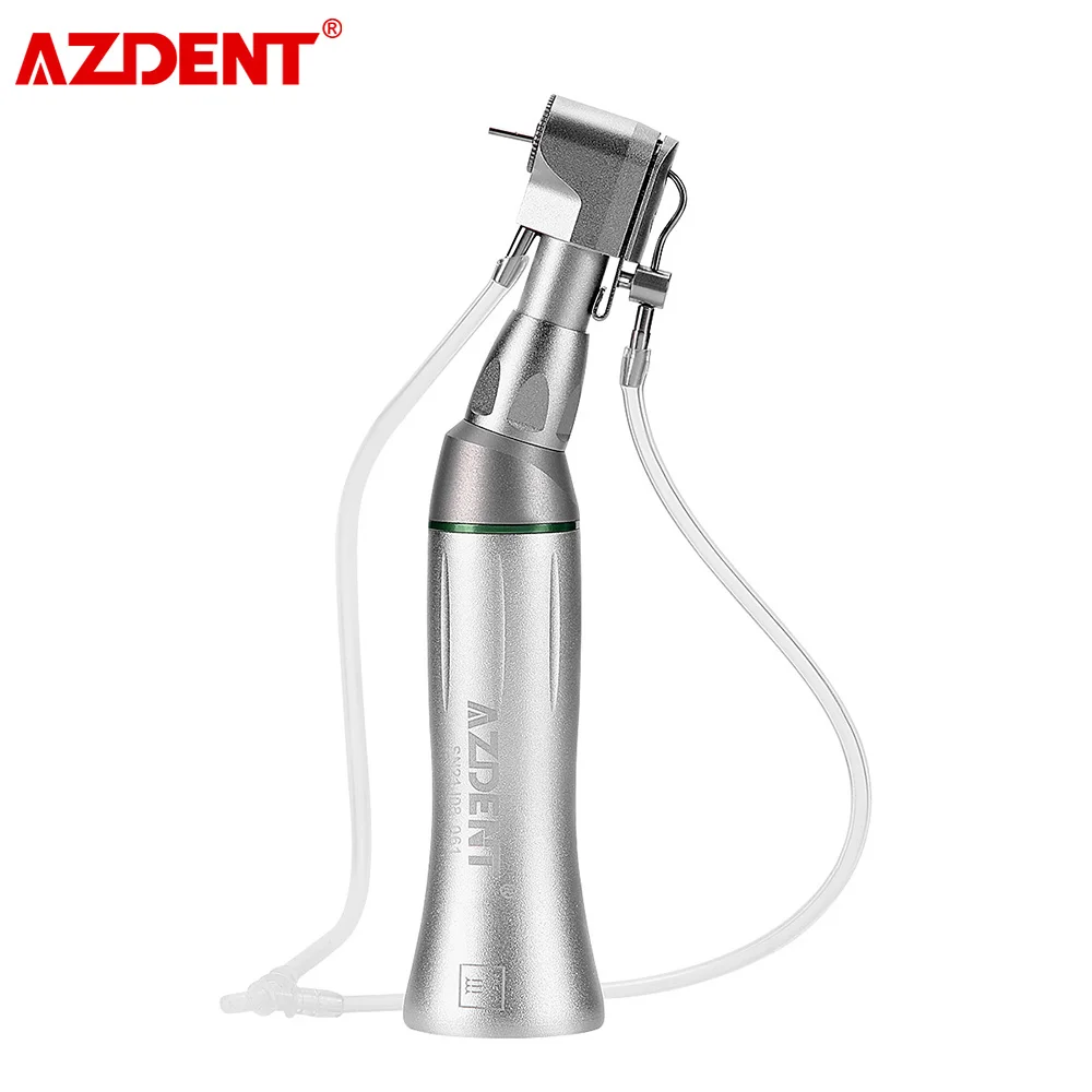 AZDENT Dental 20:1 Reduction Implant Contra Angle Latch Low Speed Handpiece 50Ncm Torque External and Internal Water spray