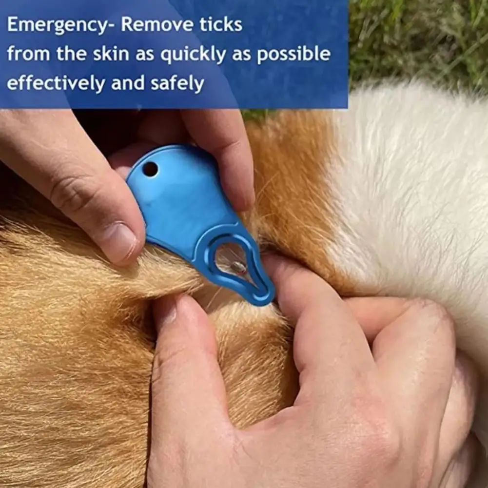 

Tick Remover Tool Effortlessly Ticks Fleas Remover Convenient Tick And Flea Remover Pet Cat Dog Tick Clamp Pet Supply