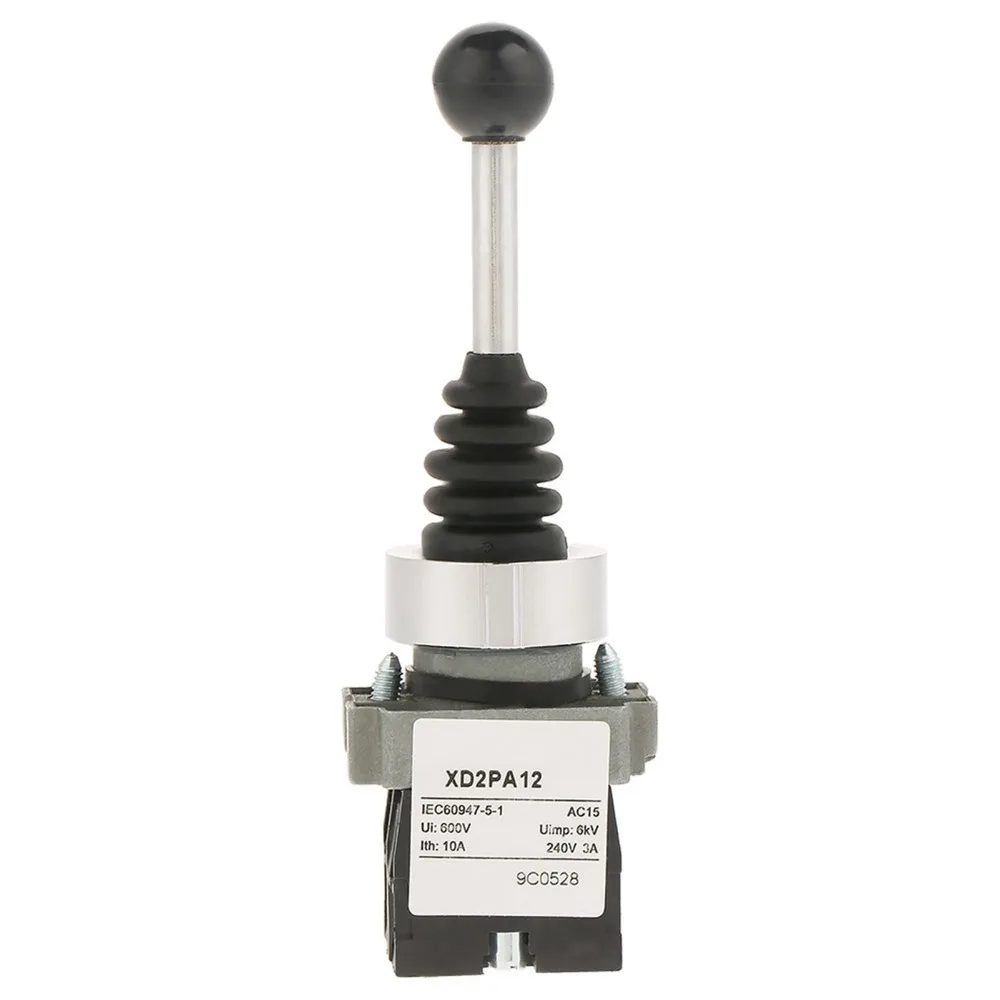 2 Position 2NO Joystick Switch Fits for XD2PA12 Locked Joystick Controller 22mm Mounting Hole Monolever Rocker Switch