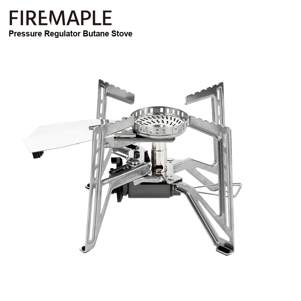 

Fire-Maple Butane Stove Pressure Regulator 3300W Foldable Cassette Gas Stove with 4-Arm Pot Support for Hiking Backpacking