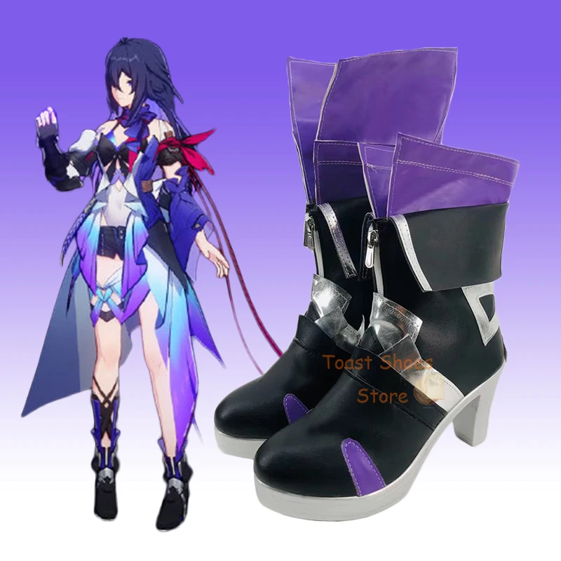 Honkai Star Rail Seele Cosplay sexy Stiefel Comic Anime Spiel Rollenspiel für Con Party Halloween Cosplay Kostüm Prop Schuhe