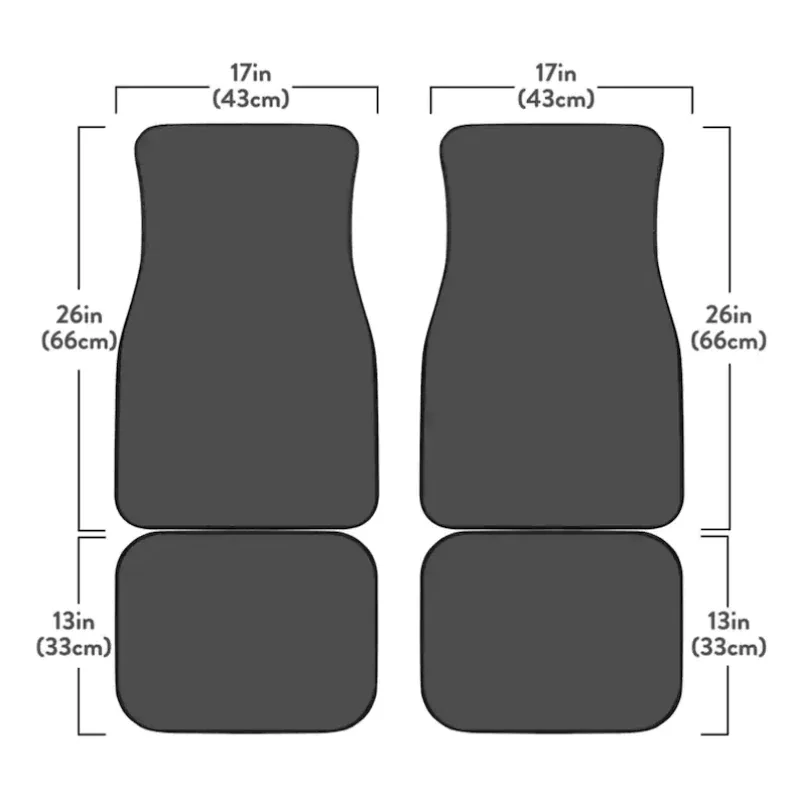 Custom Made Car Floor Mats Front & Rear Set Union Jack For Mini Cooper 2007-2023 R55 R56 R57 R60 R61 F54 F55 F56 F57 F60 Clu