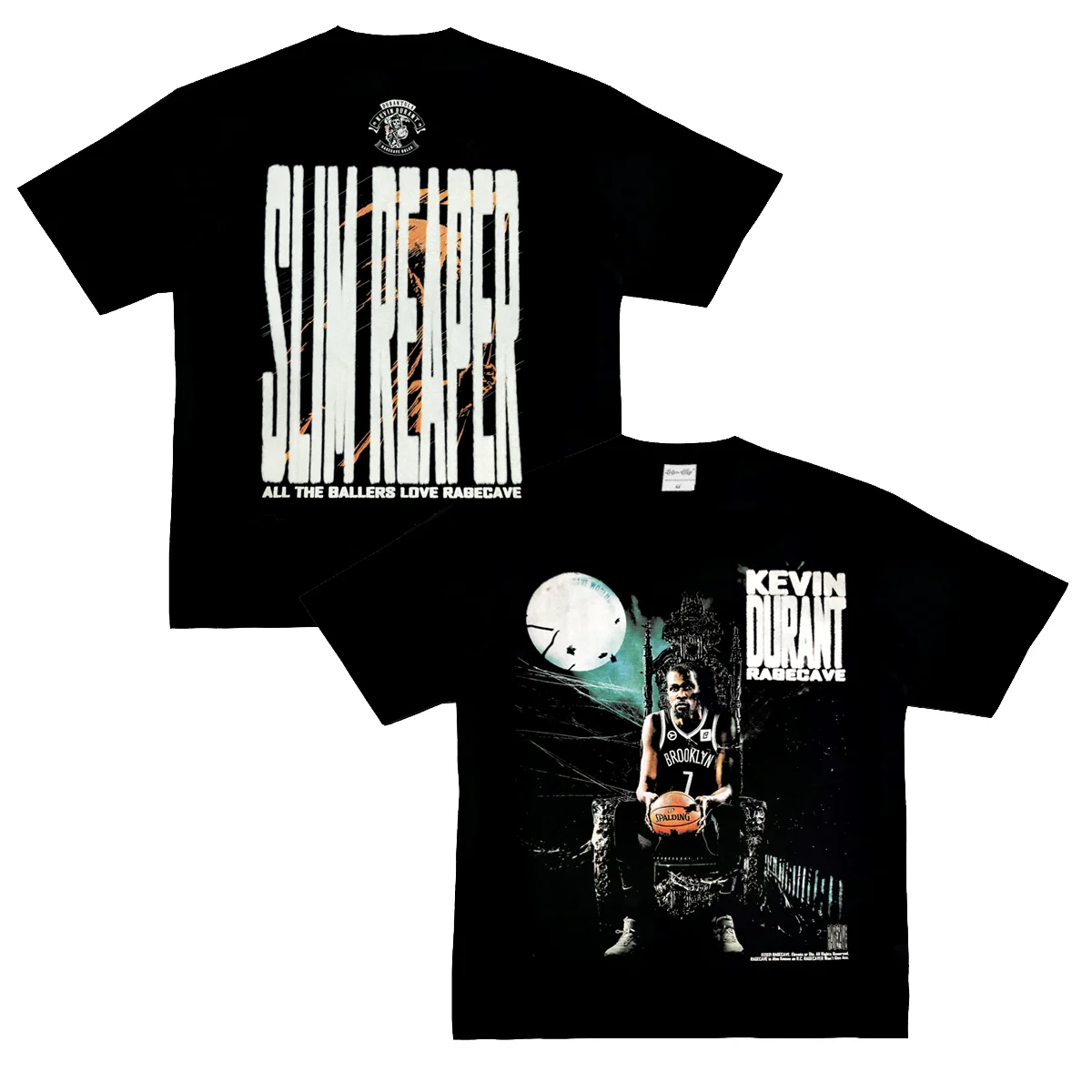 Summer Fashion New Hot Kevin Durant Basketball Retro T-shirt American Neckline Loose Style Vintage Short Sleeve Pure Cotton