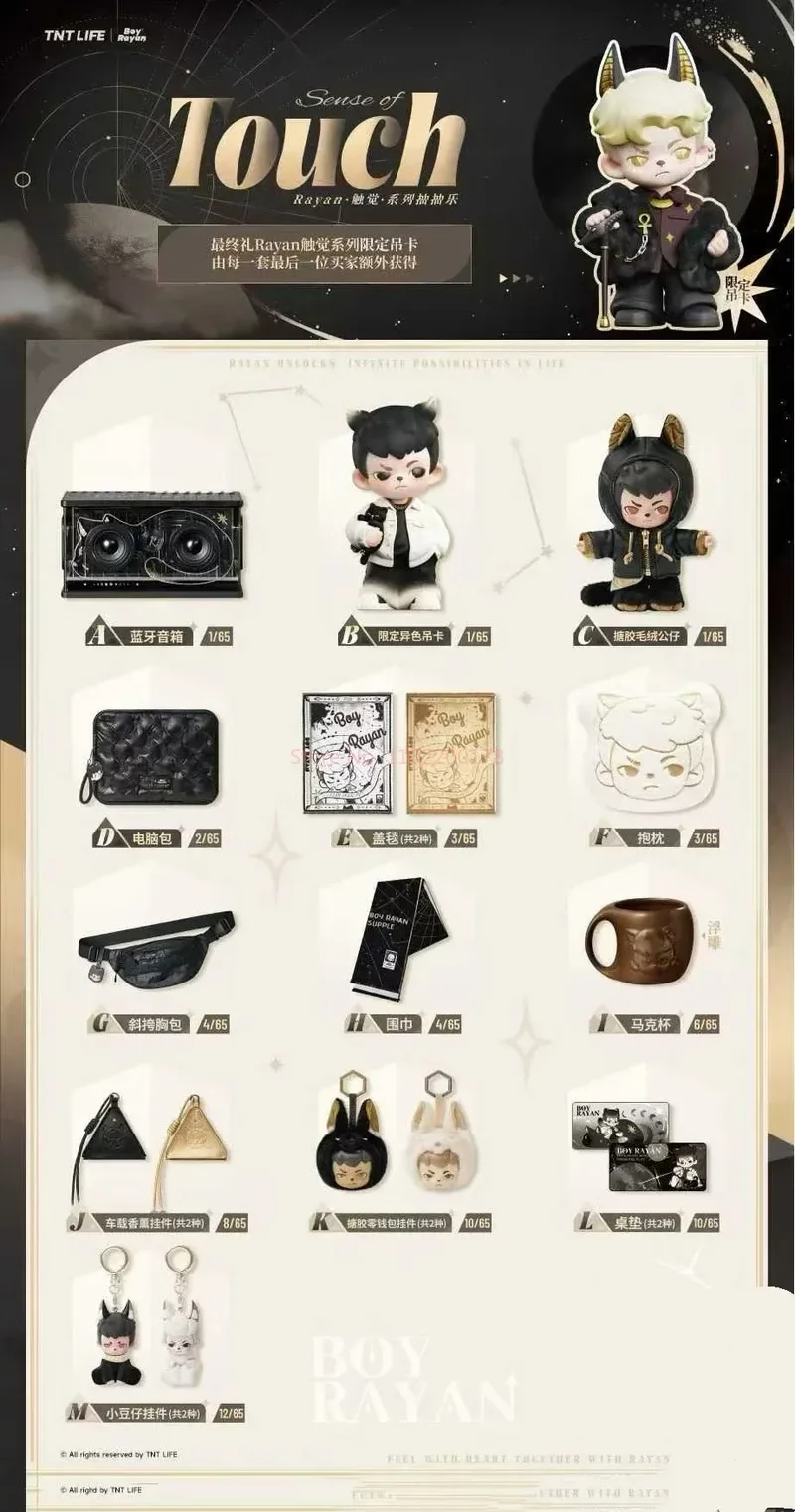 Oryginalna seria Rayan Teal Blind Box Pluszak Figurka do Wygrania Kolekcjonerskie Figurki Dekoracyjne Akcesoria Anime Cosplay