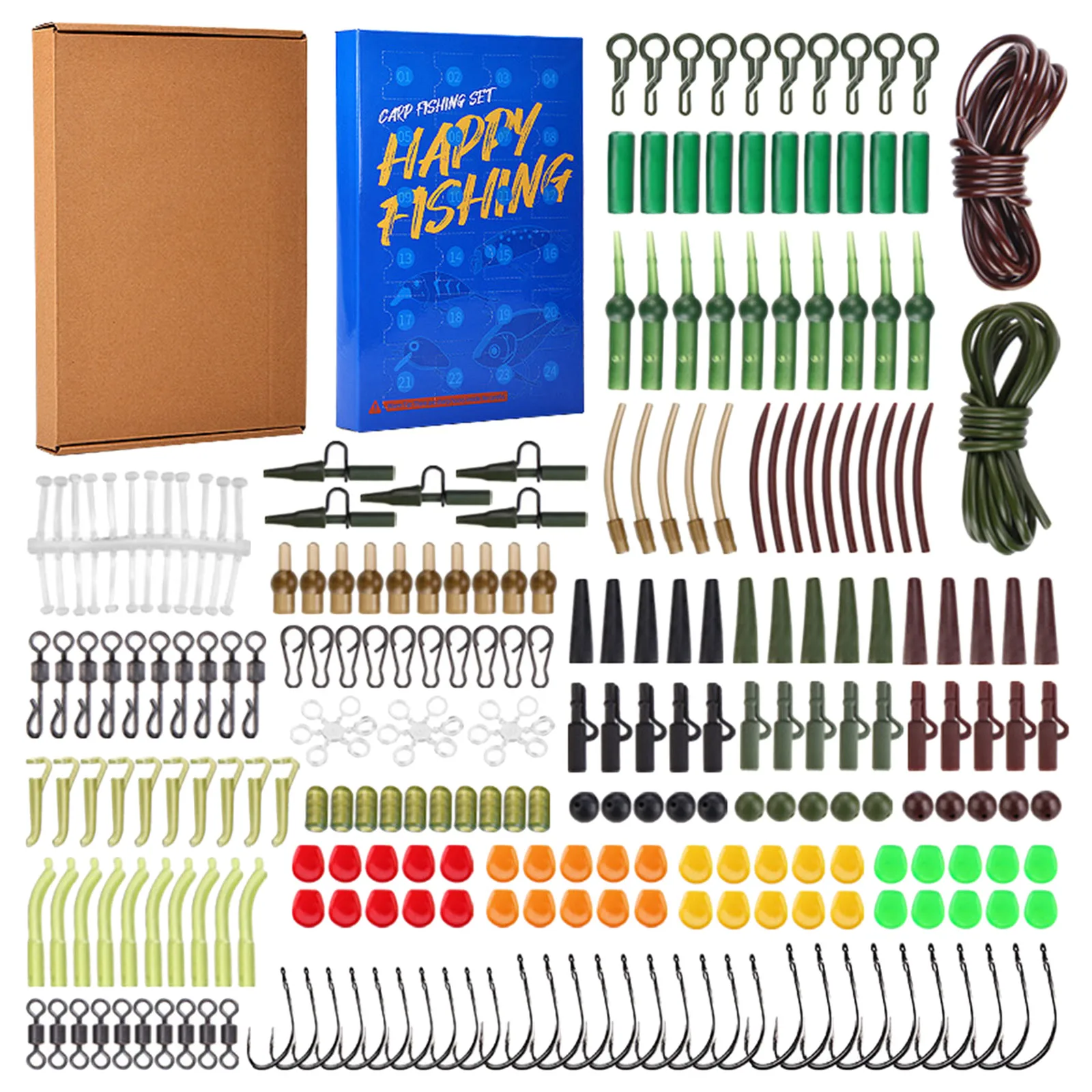 Kalendarz zegarowy do klasy 2025 Kalendarz adwentowy wędkarski dla mężczyzn, dorosłych wędkarzy, nastolatków, dzieci, kalendarz świąteczny, zegar zasilany z gniazda.