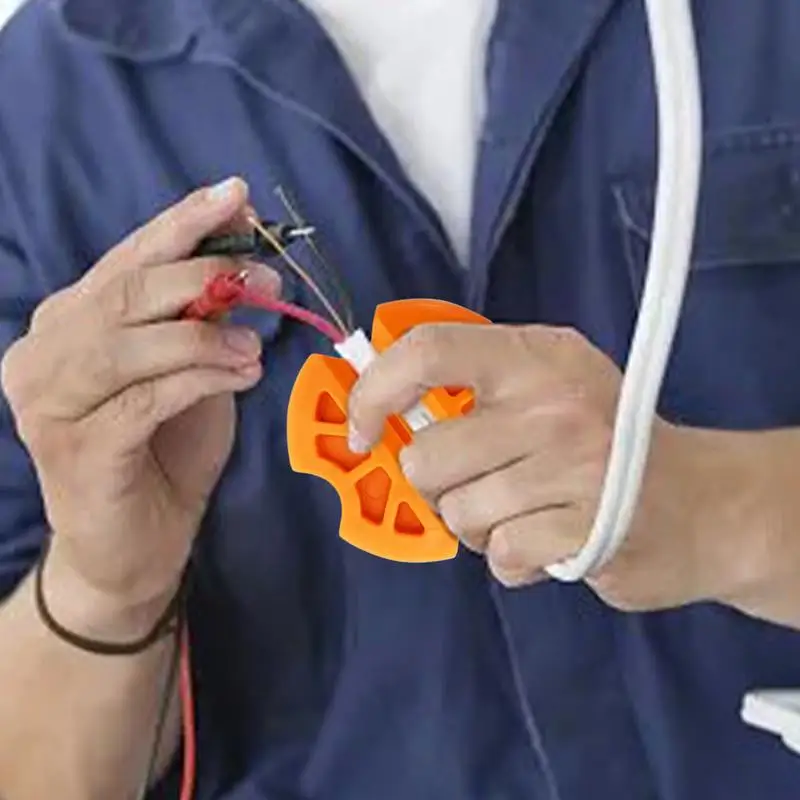 Herramienta de dispositivo de enhebrado de cables, ayuda para enhebrar cables antideslizante, enhebrador de cables eléctricos, herramienta auxiliar de enhebrado de cables reutilizable