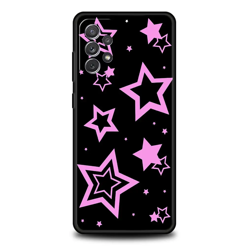 Style Stars Pattern Phone Case for Samsung A51 A71 A21S A11 A15 A25 A31 A41 A52 A32 A23 A33 A53 A73 A03S A05S A13 5G A72 Cover