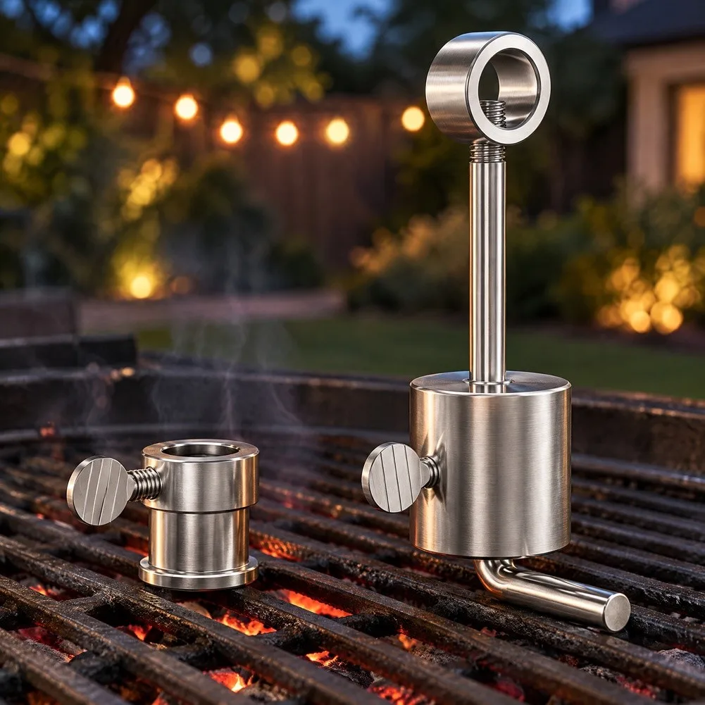 Barbecue Gravity Hammers Adjustable 110 Mm Counterbalance Weight Kit For Efficient Skewer Balancing Easy To Use