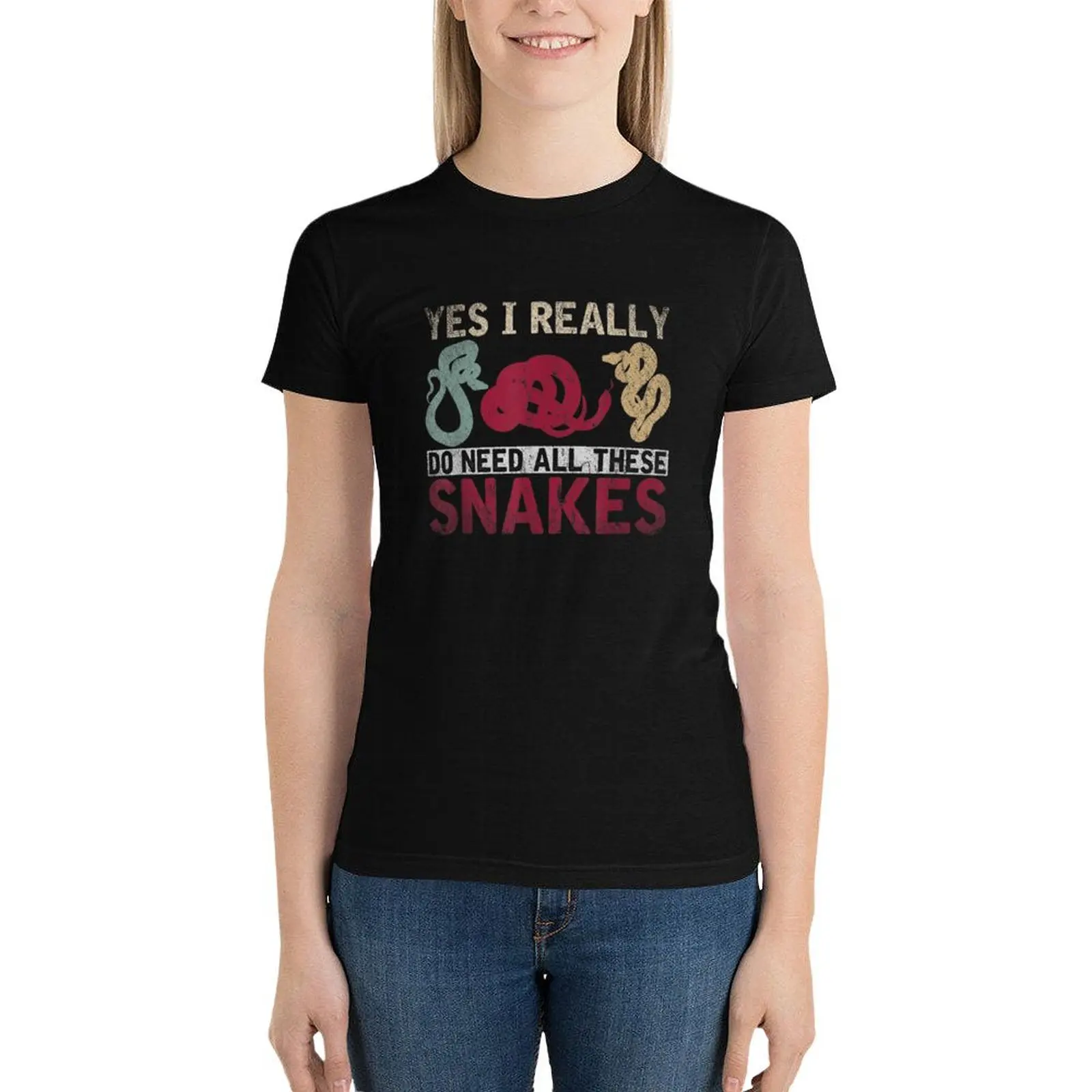 

Reptile Pet Gift Yes I Really Do Need All These Snakes T-Shirt customizeds sublime quick-drying spring clothes Women 2024