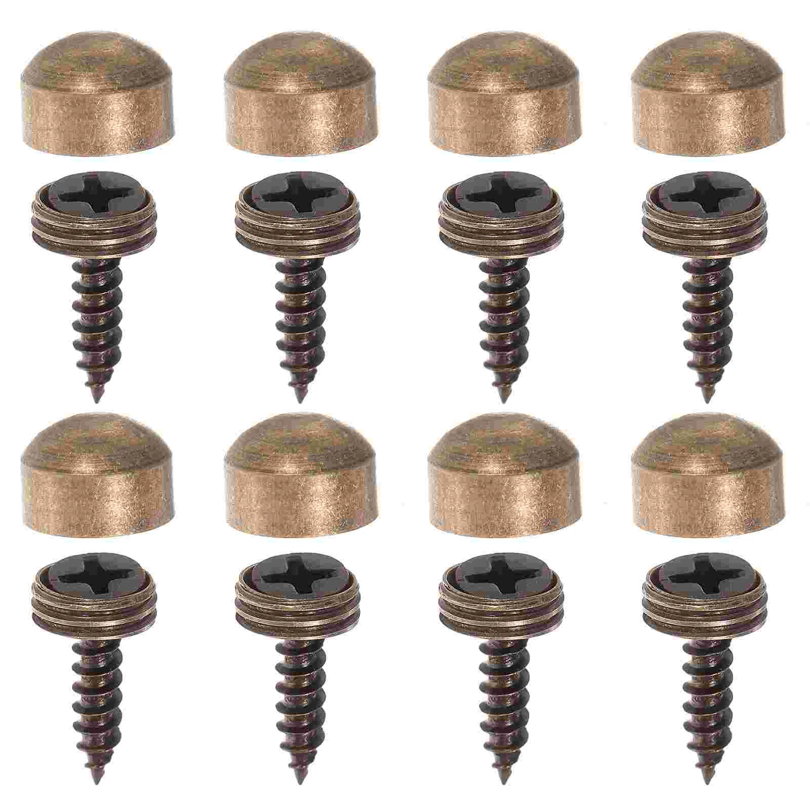 Self-tapping Screw Cap Rear View Mirrors Decorative Screws with Caps Covers Nails Fasteners for Copper Fixing Advertising