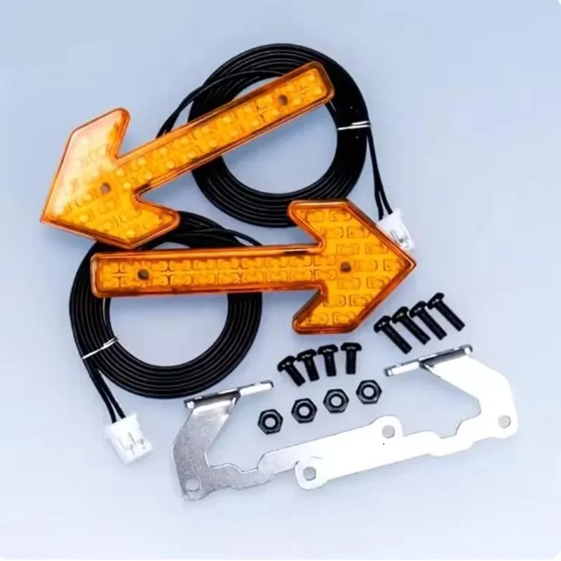 JTS-011 Arrow Warning Light & Hazard Flasher Upgrade Parts for Tamiya 1/14 RC Tractor Dump Truck, King Hauler Model