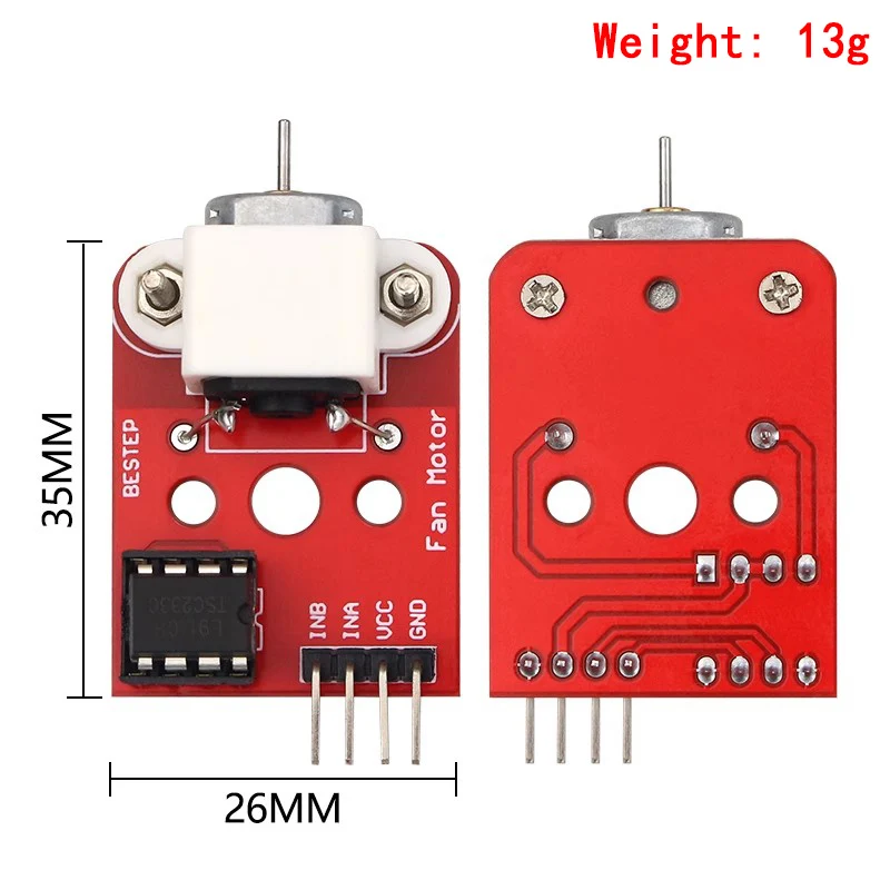 Module de ventilateur L9110 pour robot Arduino, conception et développement, contrôle, bricolage