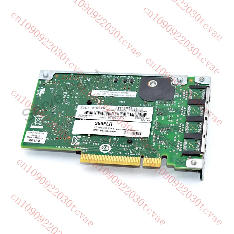 

Test OK Adapter 665238-001 669280-001 for HP Ethernet 1Gb 4-Port 366FLR