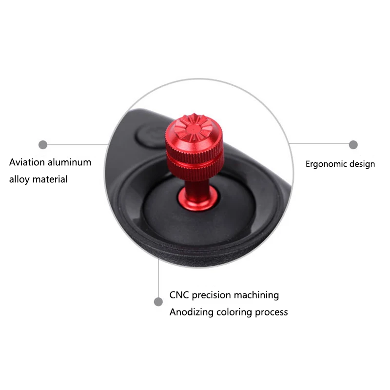 2Pcs Metal Remote Controller Rocker Joystick for DJI Mavic Air 2/Mavic Mini Drone Remote Controller Red