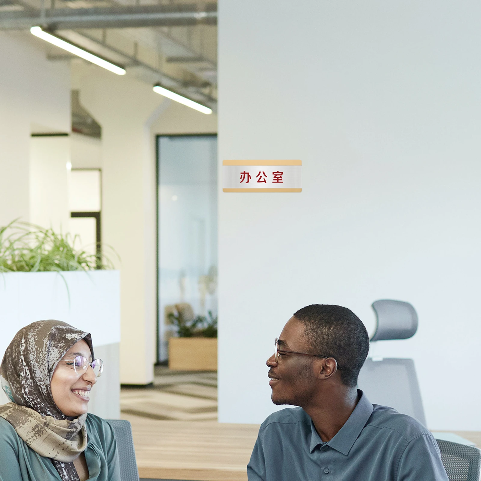 

Door Sign Holder Acrylic Wall Name Plate Office Door Sign Holder for School Conference Room Office Decor