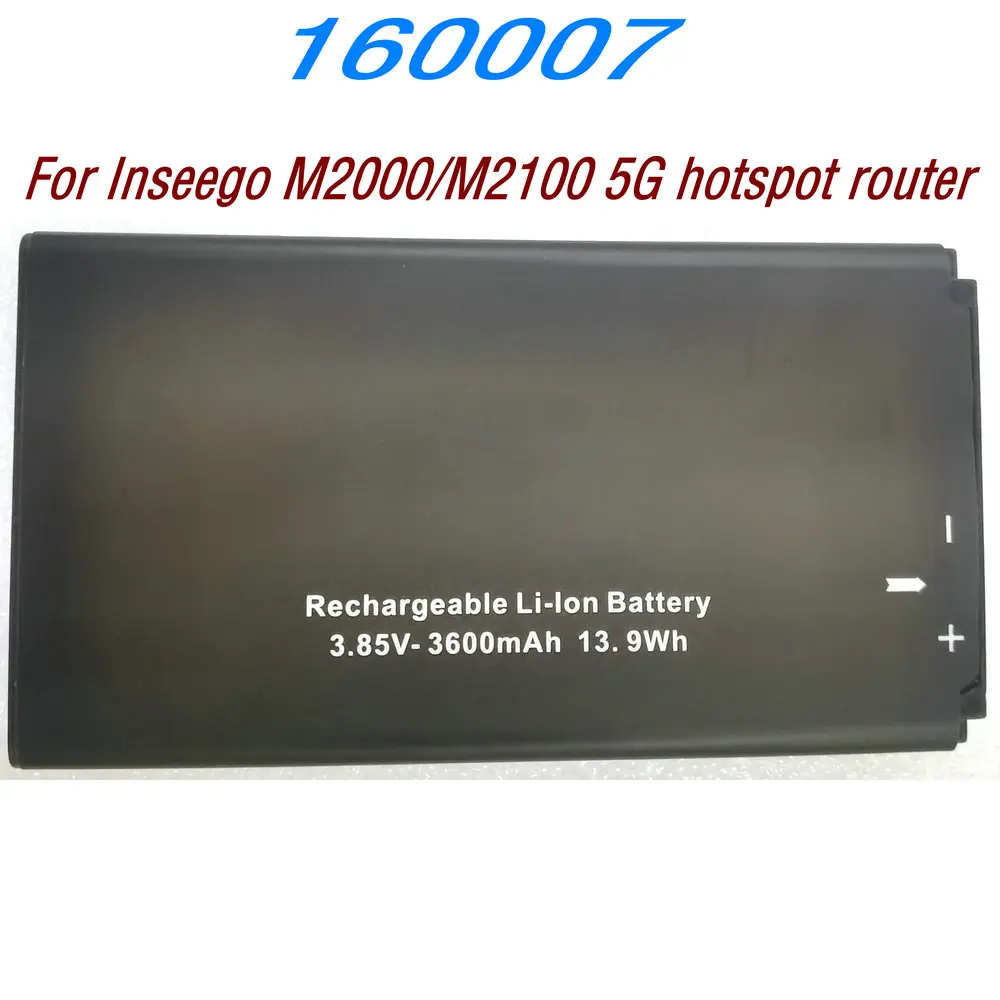 

160007 Replacement Battery for Inseego M2000 M2100 5G MiFi Hotspot Router /N: 40123133 1ICP8/47/85 3.85V 3600mAh