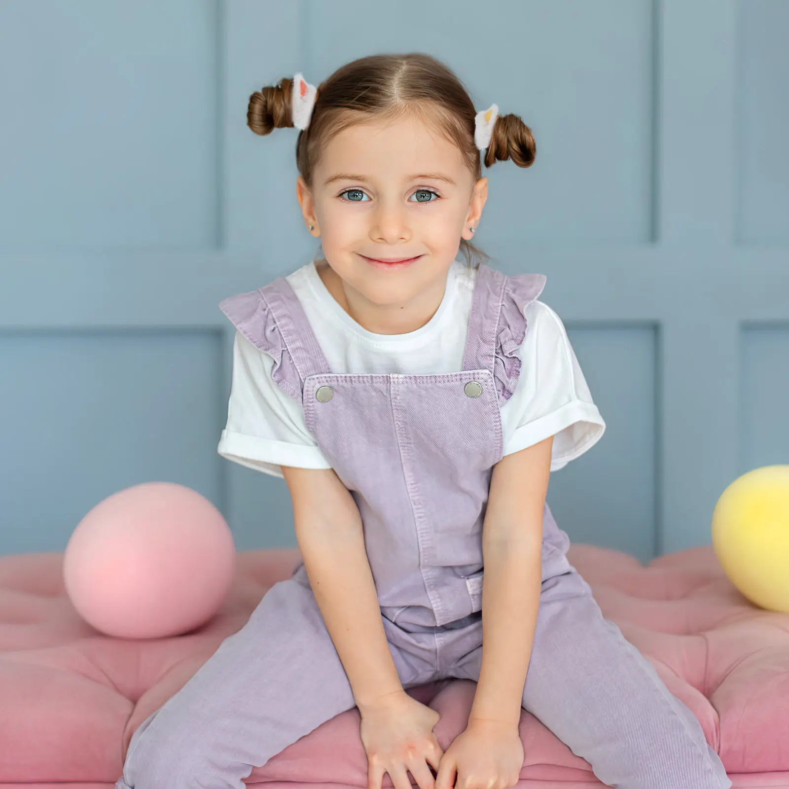 

6Pcs Cat Ear Hair Scrunchies Stretchy Hair Bands Perfect for Dates Proms Weddings Parties Christmas Birthdays Sports Daily