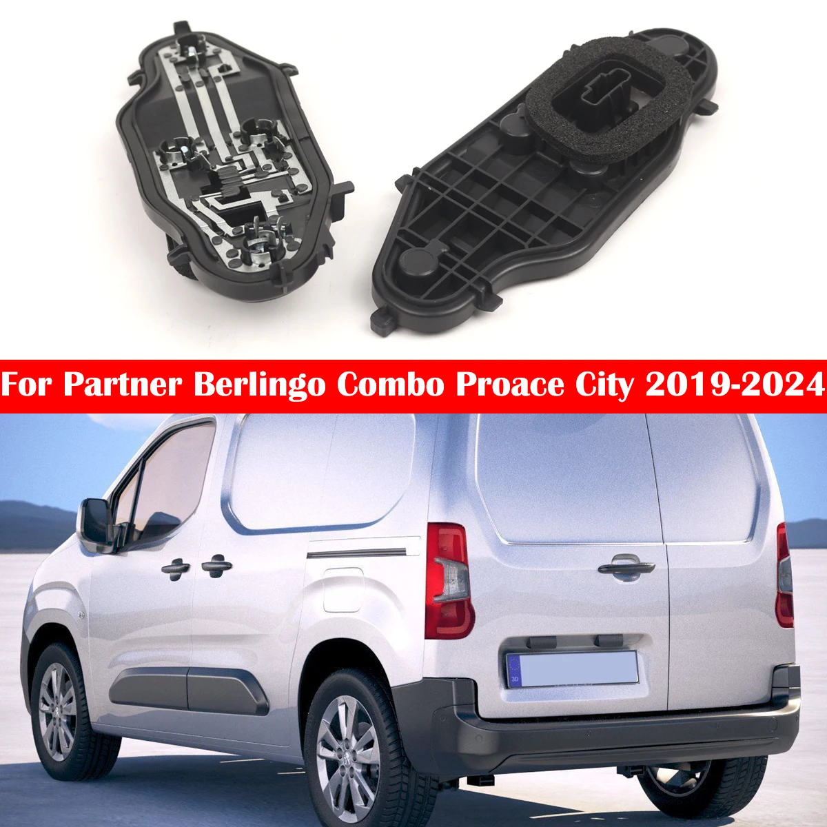 

Плата заднего фонаря (правая или левая) без лампочки 9819235880 для Peugeot Citroen Double Tailgate Edition (2019-2023 гг.)