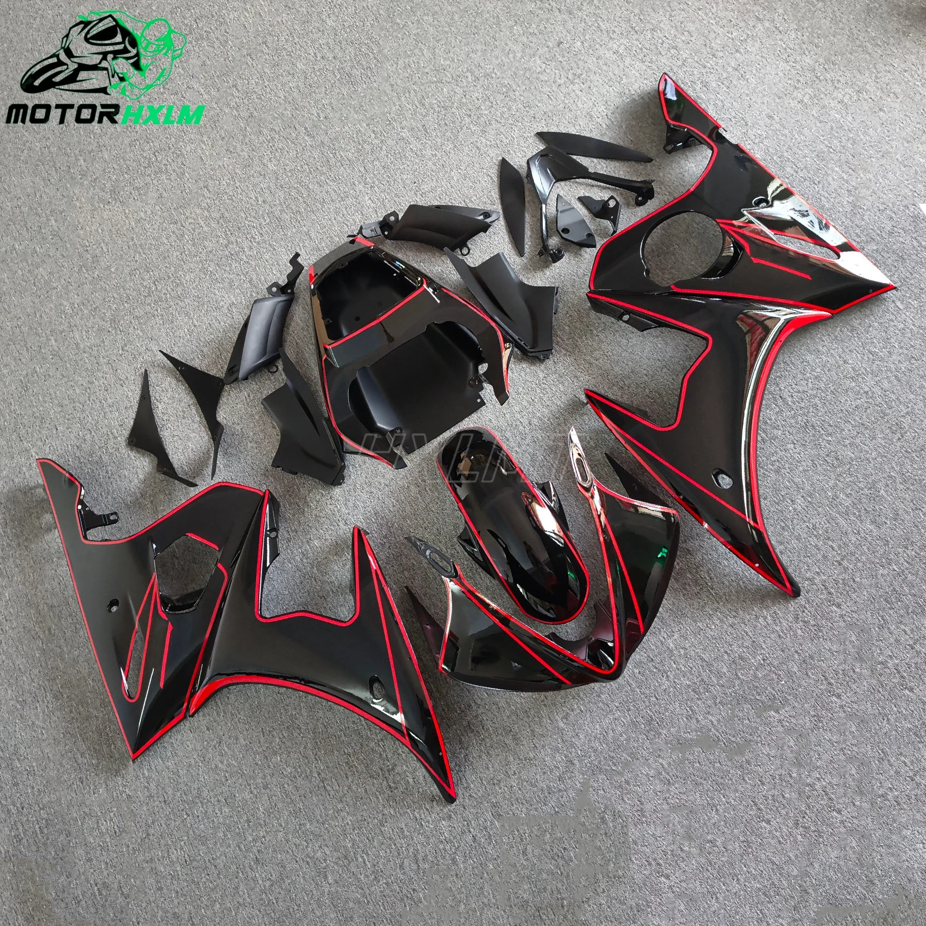 ABS High quality bodywork for YAMAHA R6 fairing kit 2003 2004 2005 matte black Fit YZF R6 fairings 03 04 05 3