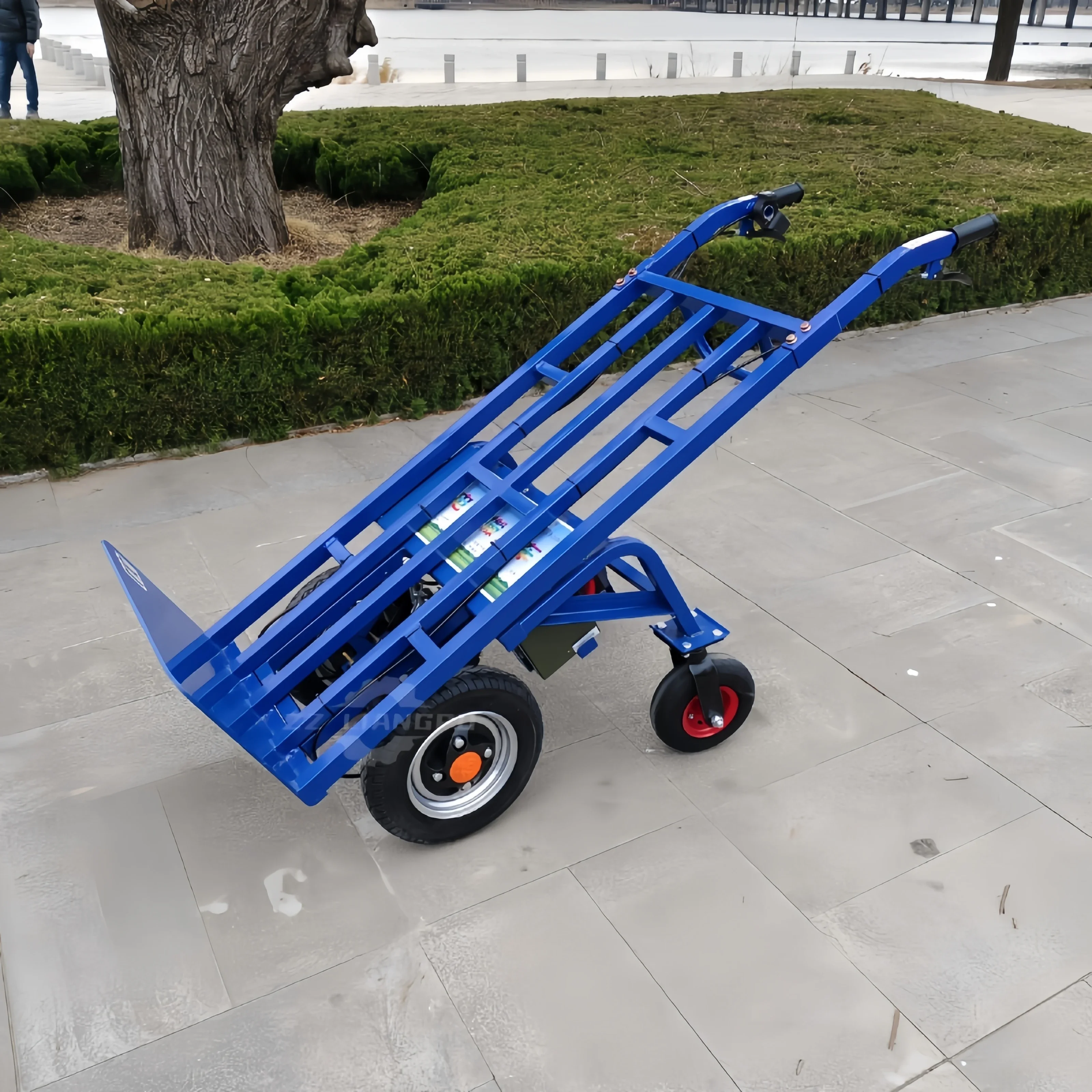 

Hot Sale Electric Dolly Hand Truck Electric Cart Hand Truck Foldable Wagon Cart Trolley Electric