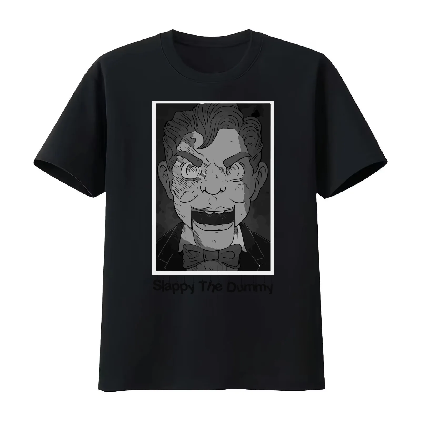 Slappy the Dummy Goosebumps Halloween Art T-Shirt Summer Casual Cotton Tee Oversized Streetwear Tops Vintage Graphic Print