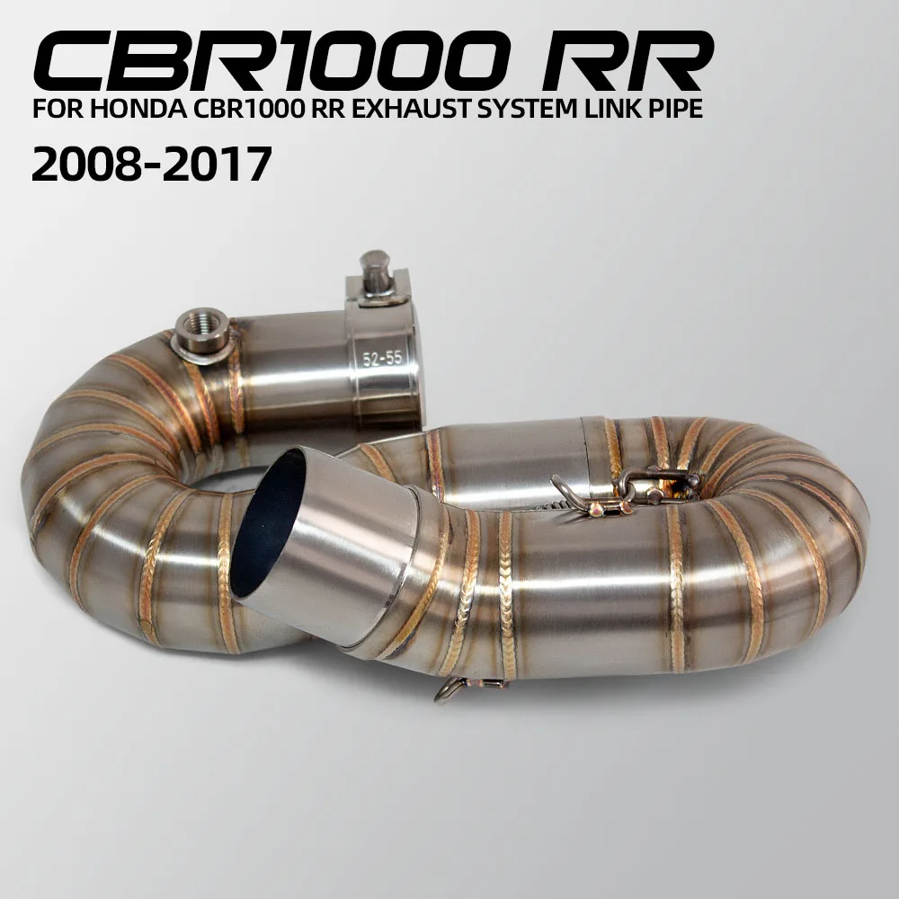 

Модифицированный адаптер выхлопной системы мотоцикла, средняя труба из нержавеющей стали, 51 мм, вращающаяся средняя трубка для Honda CBR1000RR CBR1000 RR 2008-2017