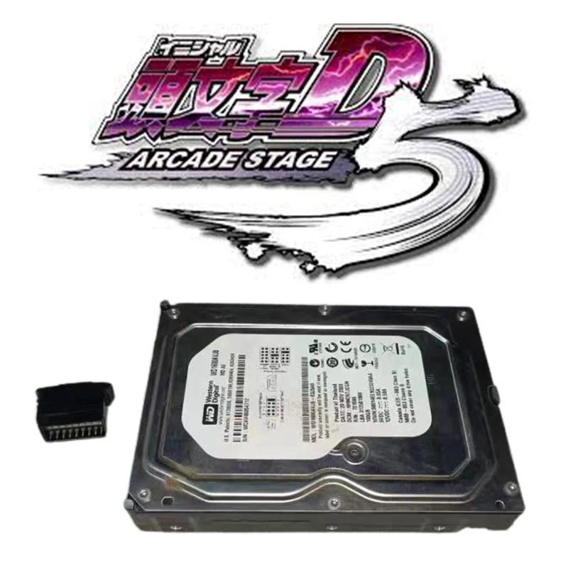 

Initial D 5 Arcade Stage Hdd Ssd With Doggle Original Game Hard Disk for Arcade Racing Game Machine