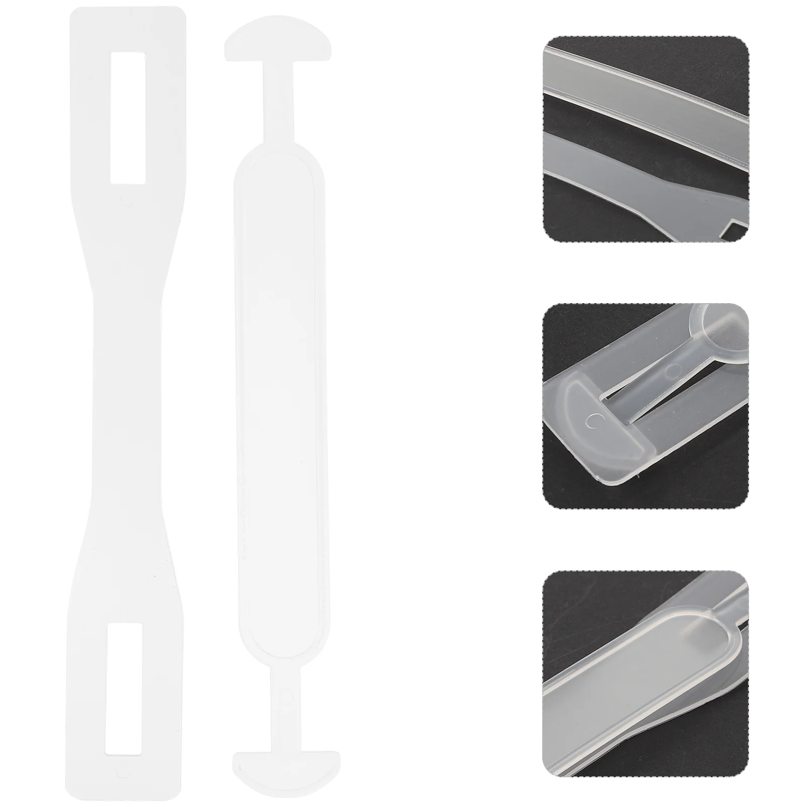 

100 Sets Cardboard Box Plastic Milk Carton Handles Heavy Duty Replacement Grab Handles Tool Parts 25KG Capacity
