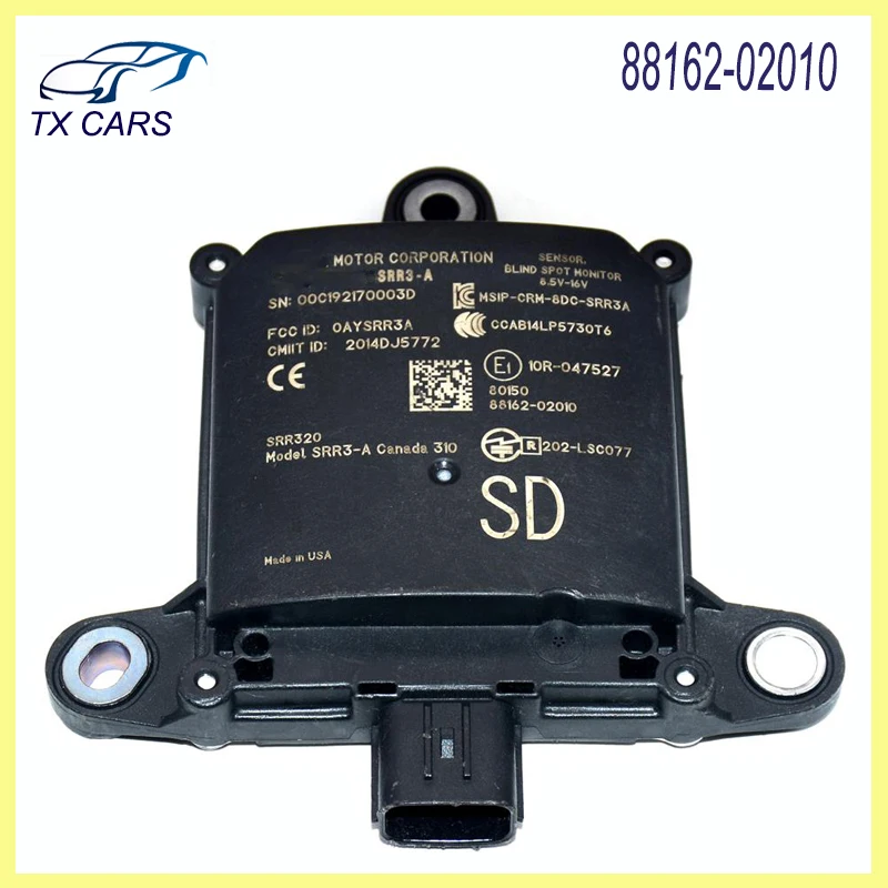 

88162-02010 Модуль датчика слепых зон Датчик расстояния Монитор для Toyota Corolla 2019-2020 Автомобильные аксессуары 8816202010