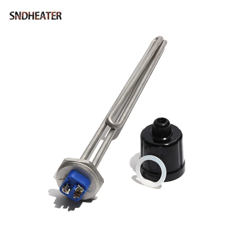 SNDHEATER G1 BSP Электрический водонагревательный элемент с резьбой 120 В 240 В 51 мм Фланец Солнечный складной трубчатый котел Нагреватель 2500 Вт 3500 Вт 4500 Вт