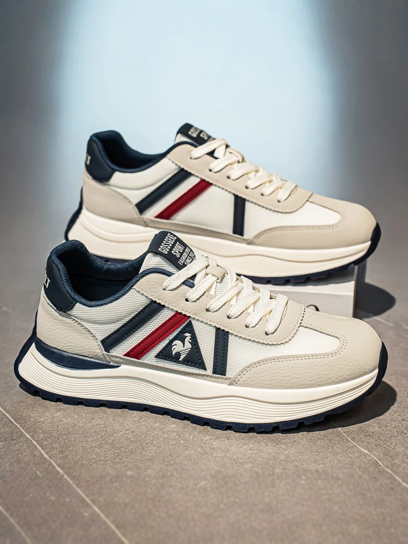AGAM Men's Shoes 2026 New Autumn Trendy All-Match Casual Board Shoes Outdoor Sports Thick Bottom De Xin Trendy Shoes