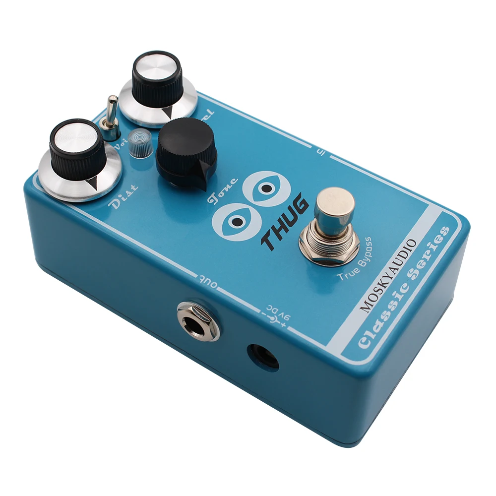 

Mosky THUG Distortion Electric Guitar Effect Pedal Versatile High Gain Distortion Clean Amp True Bypass Guitar Accessories