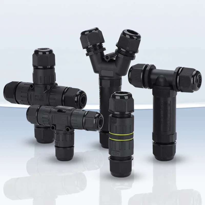IP68 Waterproof Cable Connector 2/3/4 pin Waterproof Rainproof Wire Connector Outdoor LED Lighting Junction Box Wiring Terminal