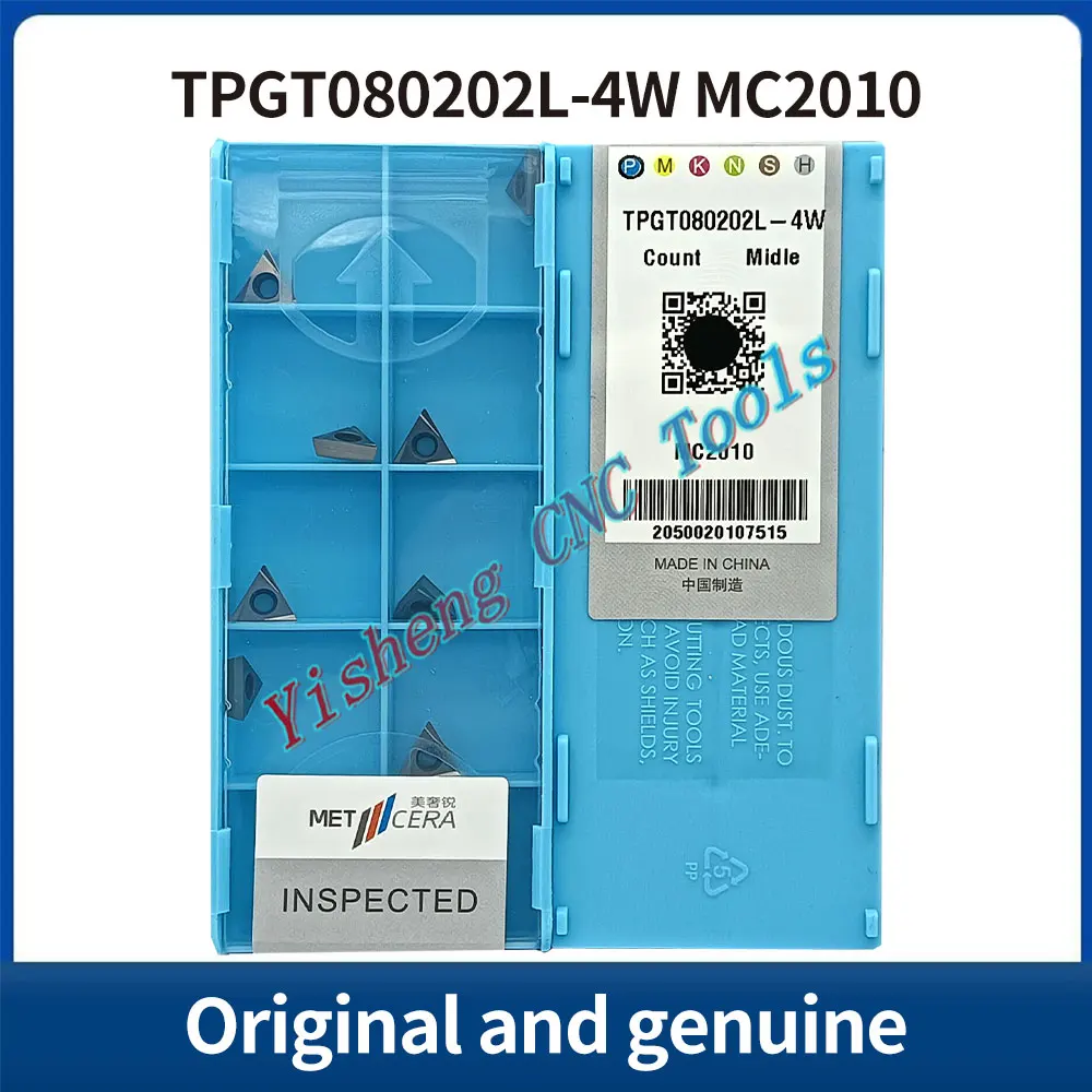 

METCERA Cutting Tools TPGT080202L-4W TPGT080204L-4W TPGT090202L-4W TPGT090204L-4W TPGT110302L-4W TPGT110304L-4W MC2010