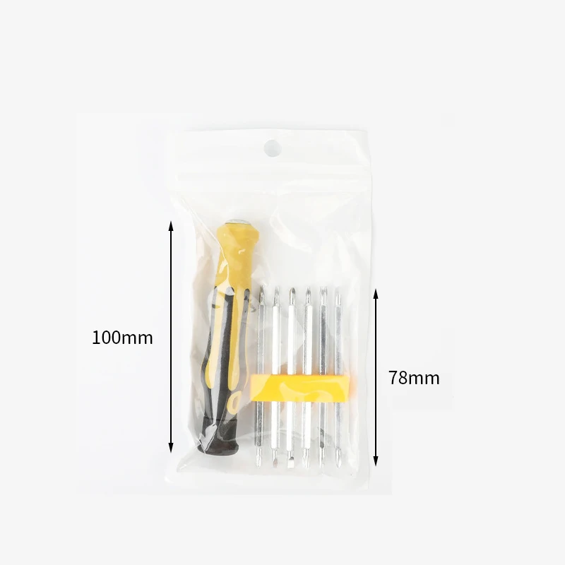 متعددة الوظائف الدقة أداة الصيانة المحمولة المنزل 12 في 1 مفك مجموعة المغناطيسي بت الصليب شقة على شكل مفك رئيس #2