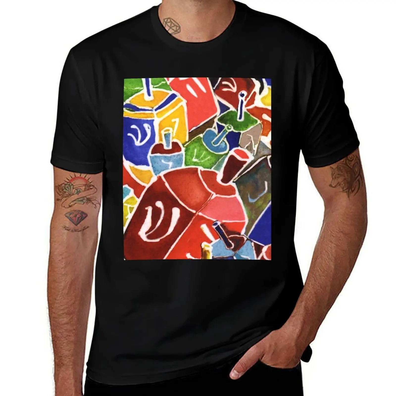 

T-Shirt men for shirts shirts man Dreidel t cotton graphic shirts man casual for t man Time soft t