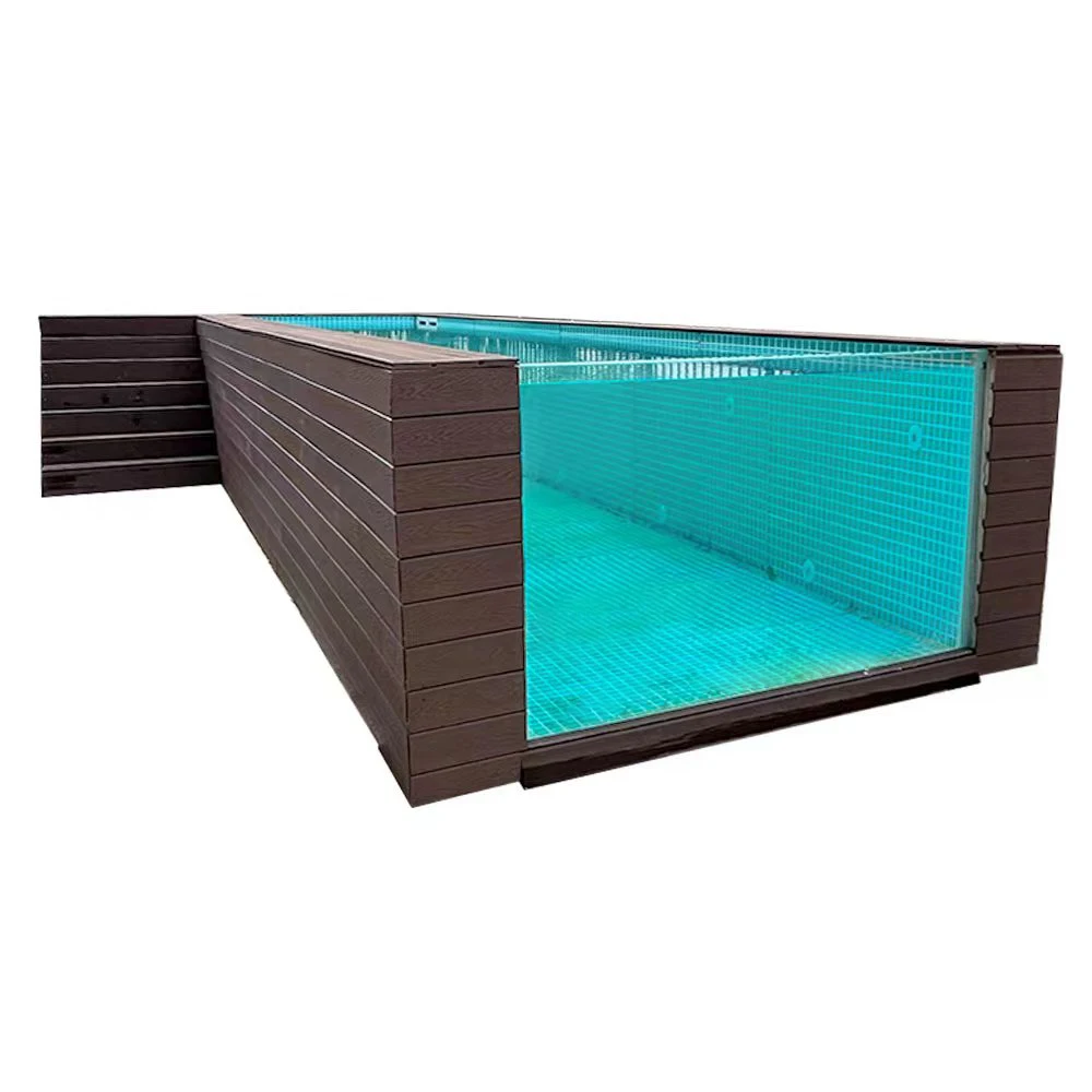 Custom-made Pool Outdoor Fiberglass Underground Pool Outdoor Metal Frame