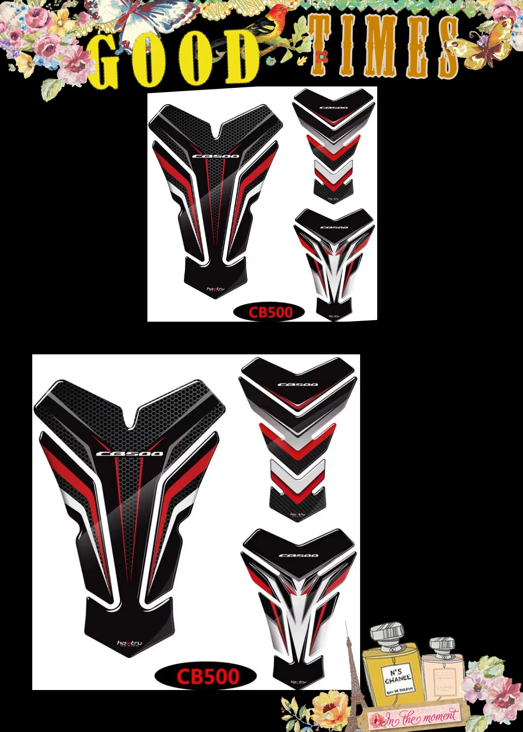 

For HONDA CB500 CB500X CB500F Motorcycle 3D Resin Fuel Tank Gasket Fuel Tank Protection Sticker Decal