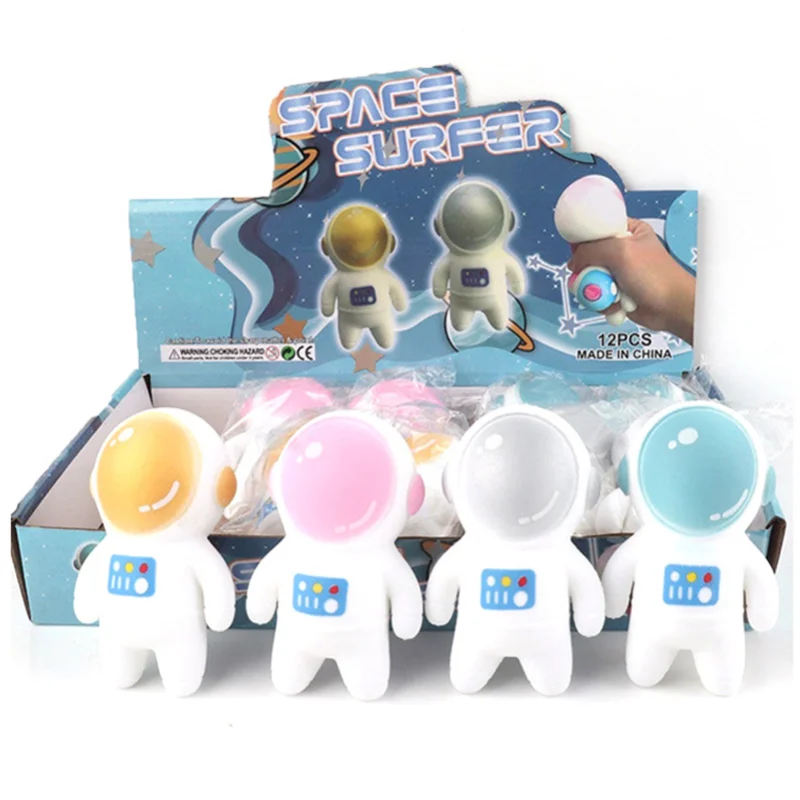 

Astronauts Stress Relief Toys for Kids Space Themed Squeezable Toy Slow Rising Squish Christmas Party Funny Gifts and Desk Decor