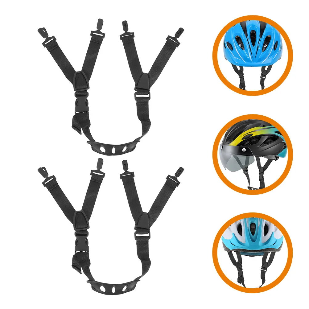 

2pcs Hard Hat Chin Strap Safety Chain Belt Adjustable For Construction Workers Accessories Wear-Resistant