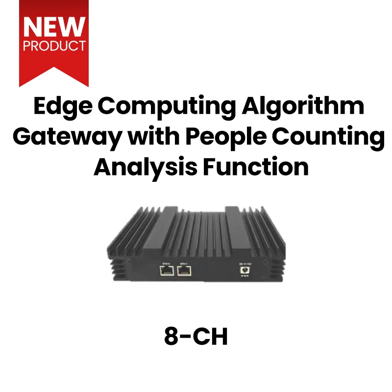 

Edge Computing Algorithm Gateway for People Counting Analysis with people counting analysis software, support 8-ch cameras