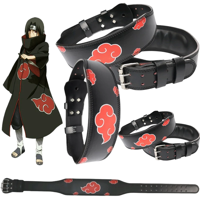 

Наруто Учиха Итачи профессиональный спортивный фитнес-защитный пояс аниме мужские женские приседания жесткий тренировочный пояс протектор