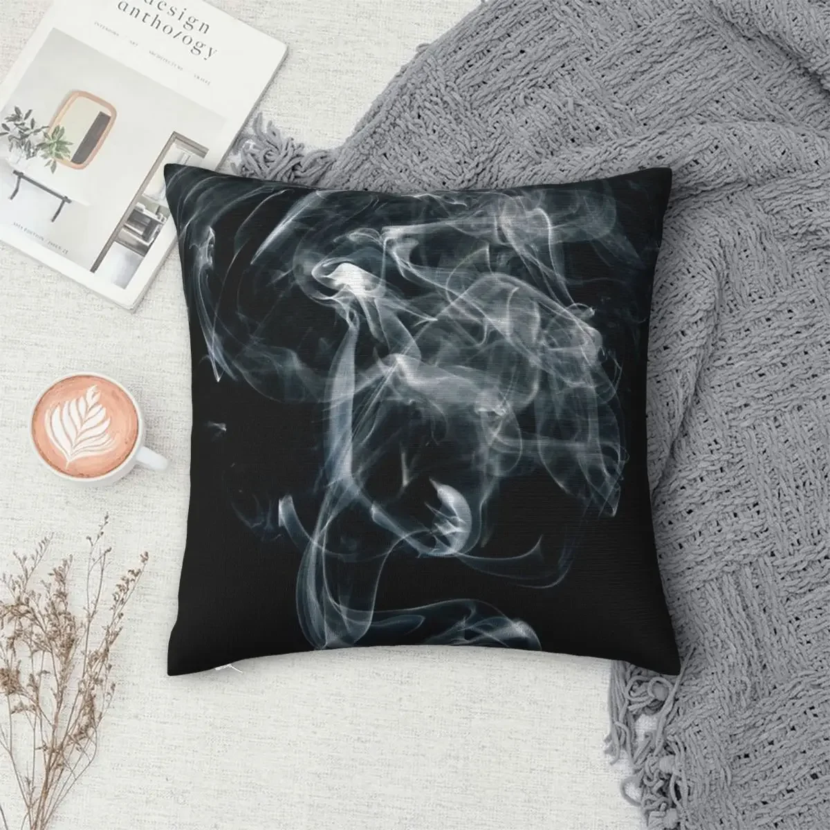 

Smoke Art Pillowcase Polyester Pillows Cover Cushion Comfort Throw Pillow Sofa Decorative Cushions Used for Home Bedroom Sofa