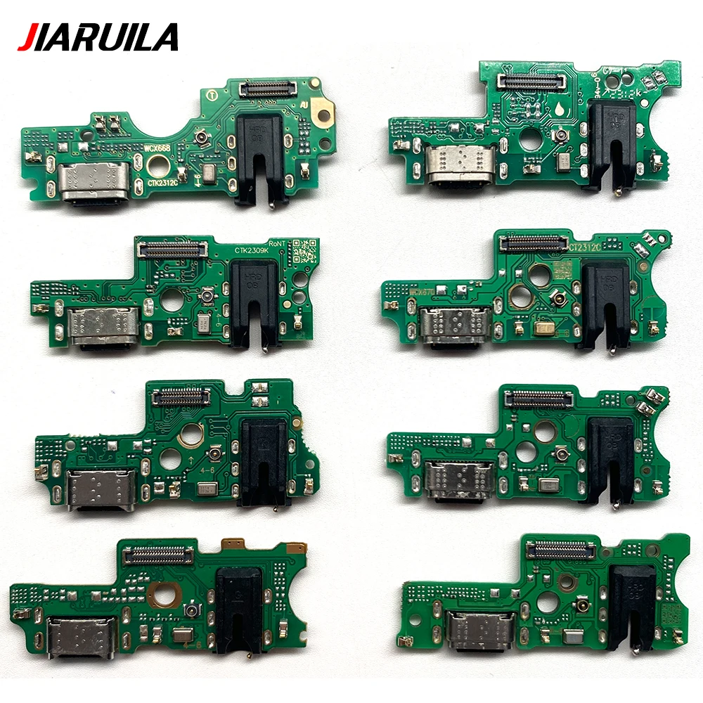 50Pcs，USB Charging Port Board Flex Cable Connector Parts For Infinix Smart 6 HD Zero 8 X Neo X6810 X687 X612  X6511Zero 20 30 5G