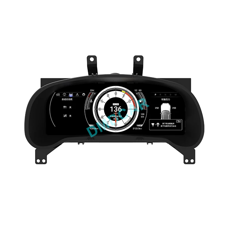 Car LCD Digital Dashboard Panel Instrument Cluster Cock Speedometer Panel For Lexus RX 2016-2021 HD Head Unit